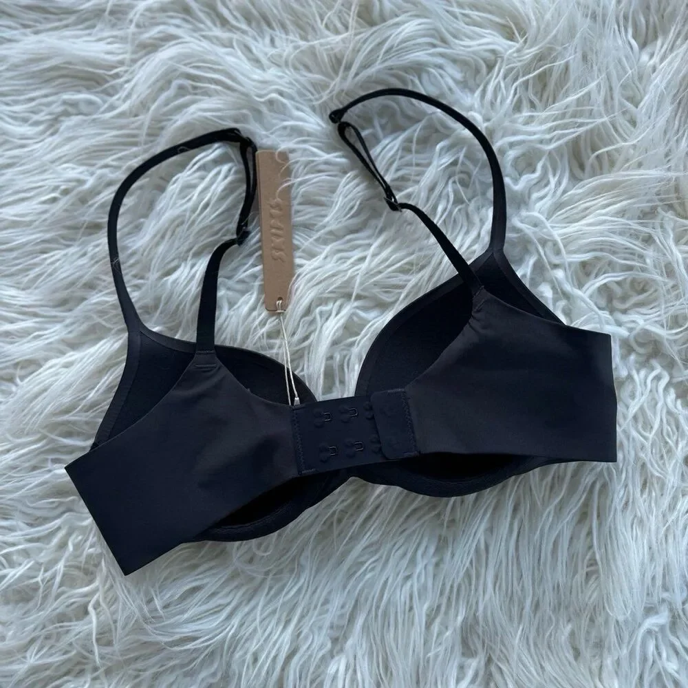 Skims Ultimate Push up Plunge Bra Onyx Size 32B - Picture 5 of 7